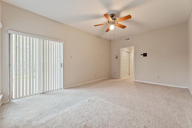 3708 Masters Ct, League City, TX 77573 - unfurnished room featuring a ceiling fan, plenty of natural light, baseboards, and light colored carpet