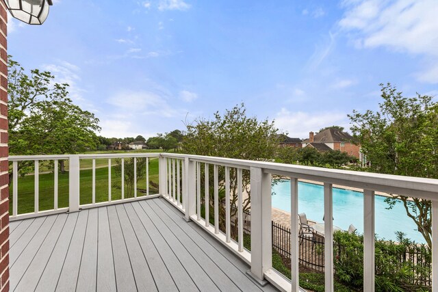 3708 Masters Ct, League City, TX 77573 - view of wooden terrace