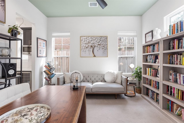 4504 Yupon St, Houston, TX 77006 - carpeted office space featuring healthy amount of natural light
