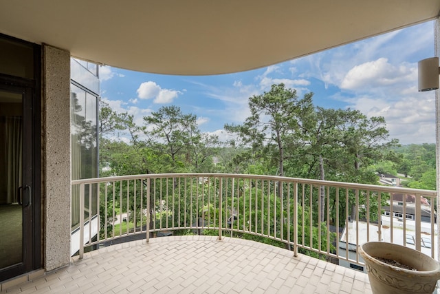 150 Gessner Rd Unit 7D, Houston, TX 77024 - balcony with view of scattered trees