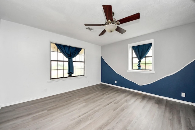 3810 Peters San Felipe Rd, Sealy, TX 77474 - spare room with wood finished floors, visible vents, and a wealth of natural light