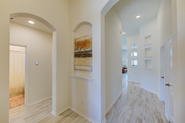 12006 Wooden Mill Ln, Santa Fe, TX 77510 - corridor with baseboards