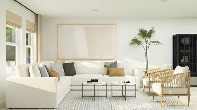 view of living area