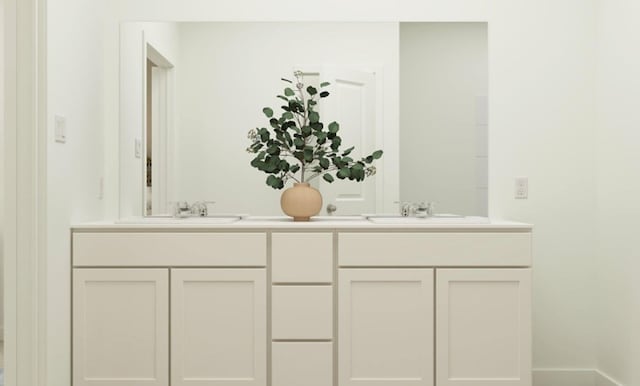 9318 Vendace Dr, Baytown, TX 77521 - full bathroom with double vanity