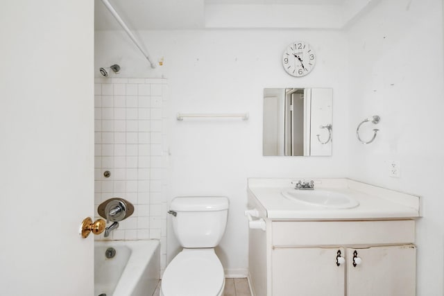 9654 Westview Dr Unit 9, Houston, TX 77055 - bathroom featuring vanity, toilet, and bathtub / shower combination