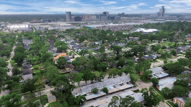 9654 Westview Dr Unit 9, Houston, TX 77055 - aerial view of property and surrounding area featuring nearby urban area
