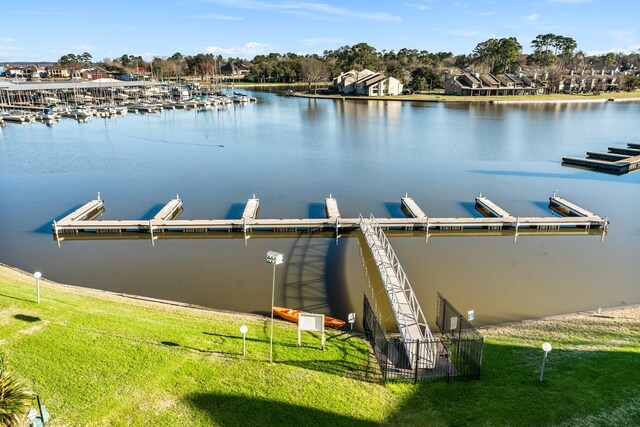 12800 Melville Dr Unit B307, Montgomery, TX 77356 - dock featuring a water view
