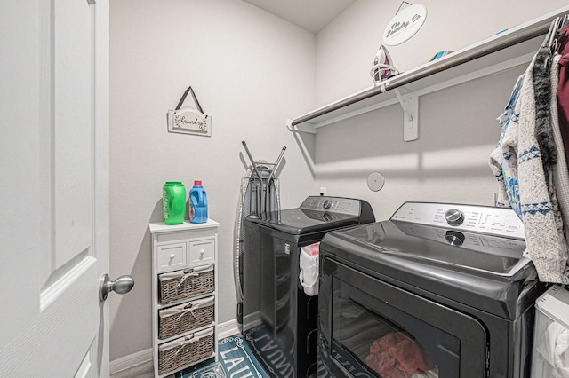 408 Long Beach Bay Dr, Katy, TX 77493 - washroom with washer and dryer and baseboards