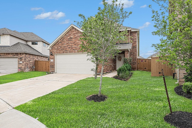 408 Long Beach Bay Dr, Katy, TX 77493 - view of front of home with brick siding and driveway