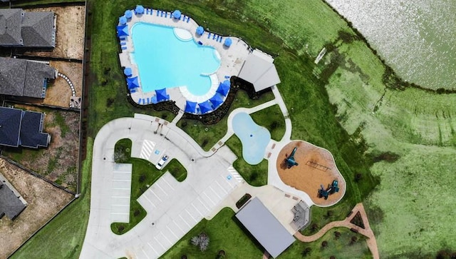 drone / aerial view