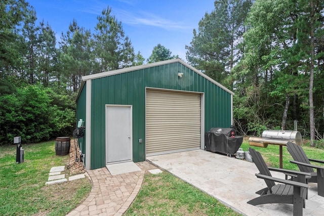 13130 Victoria Trce, Montgomery, TX 77316 - view of outbuilding with an outdoor structure and driveway