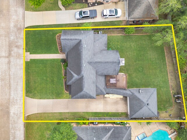 18211 Spellbrook Dr, Houston, TX 77084 - bird's eye view