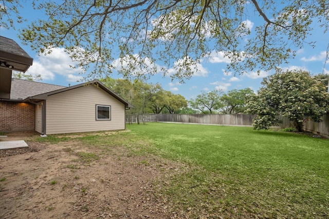 5807 Lilac St, Katy, TX 77493 - view of yard featuring a fenced backyard