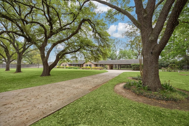 5807 Lilac St, Katy, TX 77493 - single story home with driveway and a front lawn