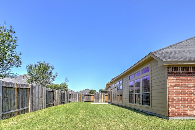 16007 Angler Bend Dr, Houston, TX 77044 - view of yard featuring a fenced backyard