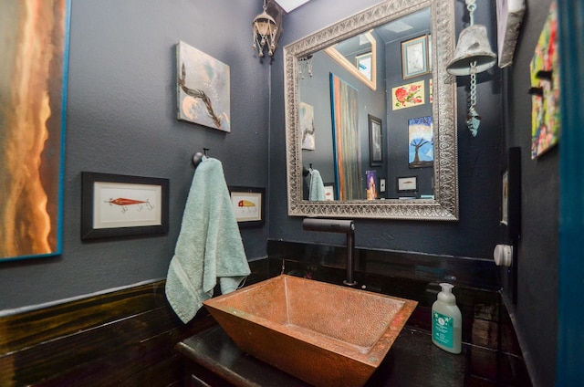 bathroom featuring a sink