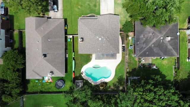4309 Kingfish Dr, Seabrook, TX 77586 - drone / aerial view of a pool
