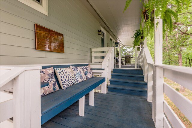 101 Tony Ln, Huntsville, TX 77320 - wooden deck featuring a porch