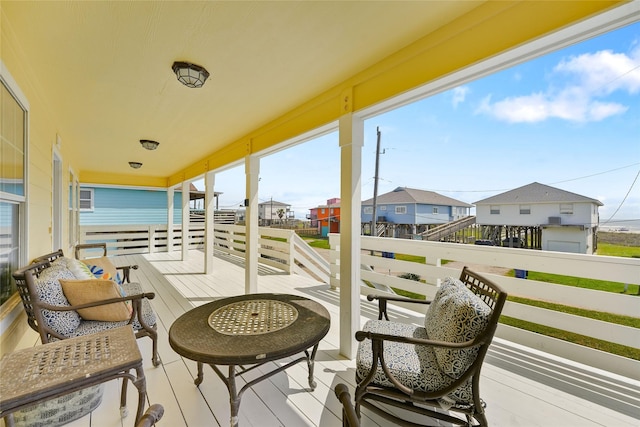 1014 Blue Water Hwy, Surfside Beach, TX 77541 - balcony featuring a residential view