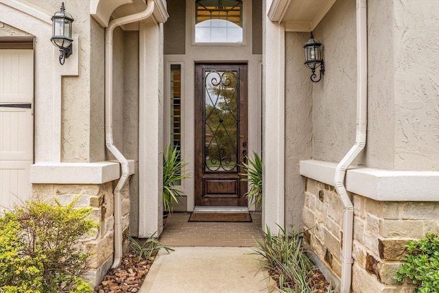 137 Gray Vervain Ct, Montgomery, TX 77316 - property entrance featuring stucco siding