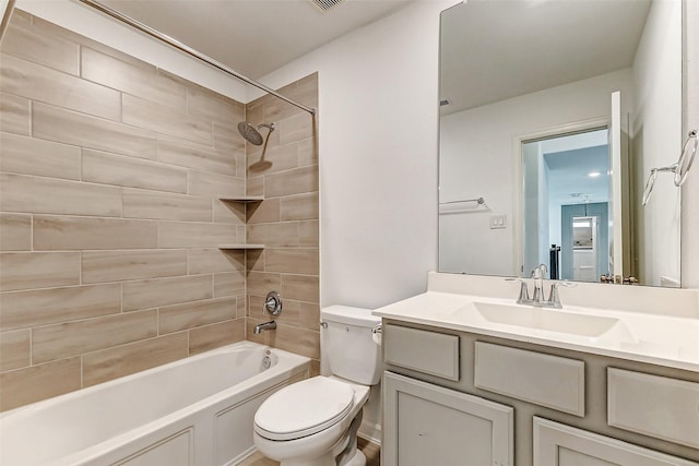 3007 Velda May Dr, Richmond, TX 77406 - full bath featuring toilet, vanity, and shower / bathtub combination