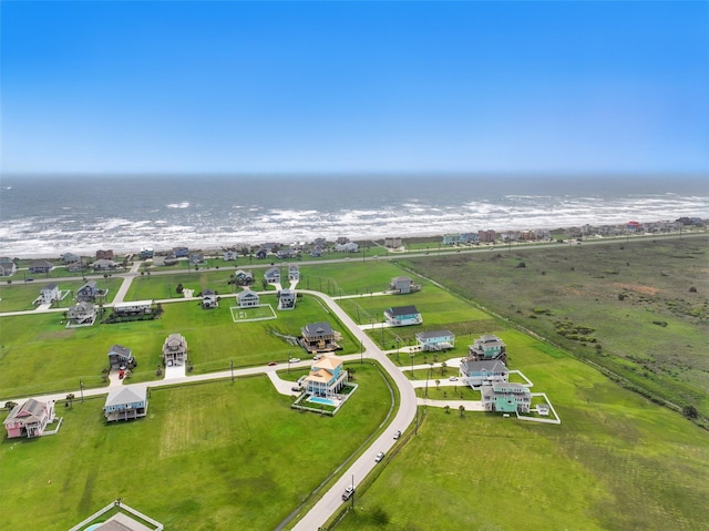 4102 Kiva Rd, Galveston, TX 77554 - aerial view with a water view