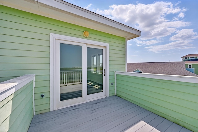 4102 Kiva Rd, Galveston, TX 77554 - view of wooden terrace