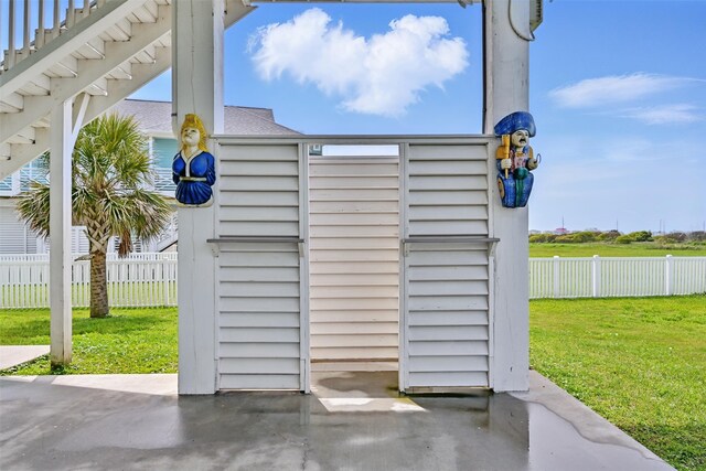 4102 Kiva Rd, Galveston, TX 77554 - view of outdoor structure