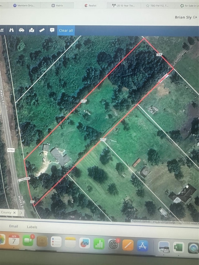 1434 County Road 878a, Sweeny, TX 77480 - aerial overview of property's location
