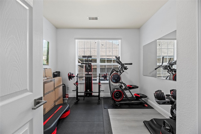 18023 Channel Hill Dr, Cypress, TX 77433 - workout room featuring baseboards