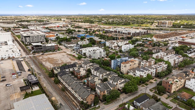 bird's eye view featuring a city view