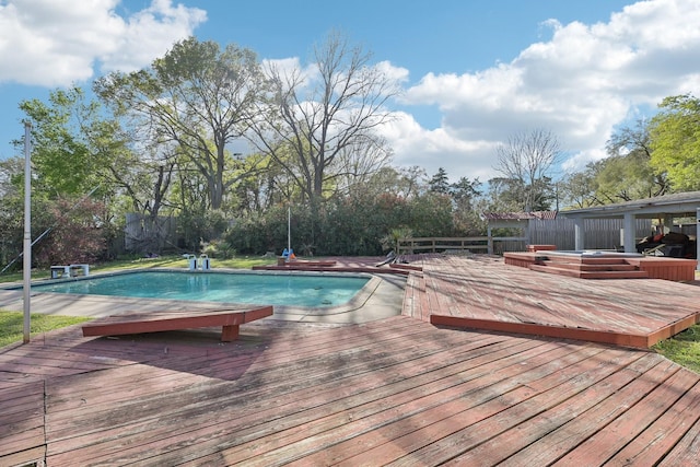 5347 Inwood Dr, Katy, TX 77493 - pool with a jacuzzi and a deck