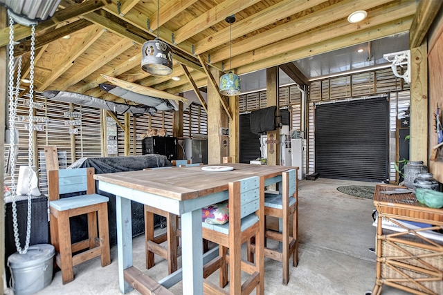 exterior space featuring outdoor dining area