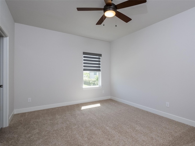 19103 Timpson Dr, Cypress, TX 77433 - carpeted empty room featuring a ceiling fan and baseboards