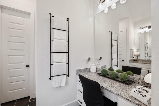 2514 Heritage Park Dr, Missouri City, TX 77459 - bathroom with tile patterned flooring and vanity