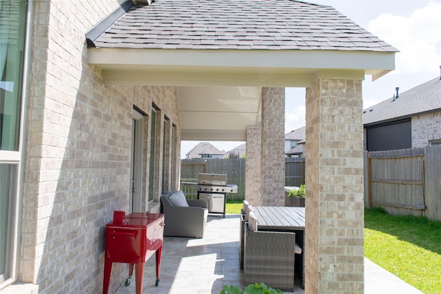 835 Sarasota Shore Dr, Katy, TX 77493 - view of patio with area for grilling