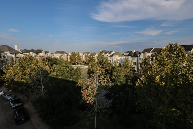 exterior space with a residential view