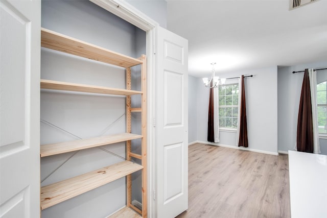 closet with visible vents