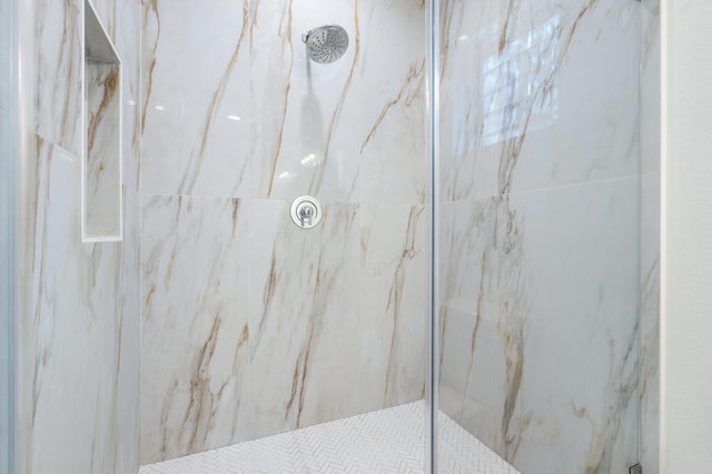 5710 Elysian St, Houston, TX 77009 - bathroom with a marble finish shower