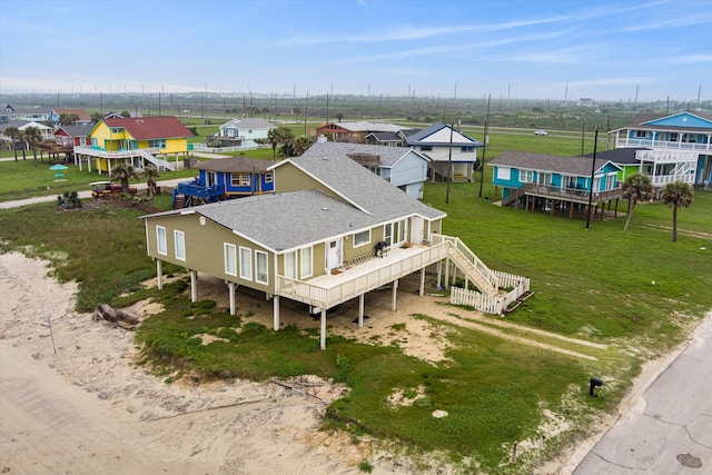 12802 Bermuda Beach Dr, Galveston, TX 77554 - aerial perspective of suburban area