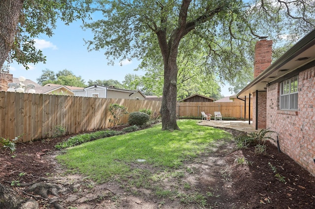 3309 Knob Hill St, Deer Park, TX 77536 - view of yard featuring a patio and a fenced backyard