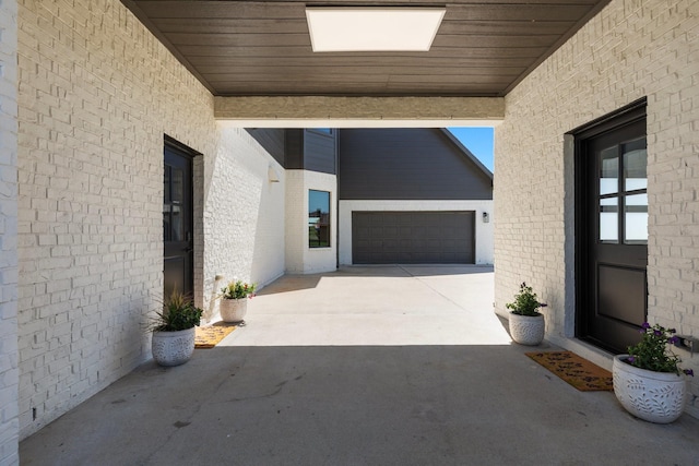 26719 Outback Dr, Katy, TX 77493 - view of patio / terrace with concrete driveway