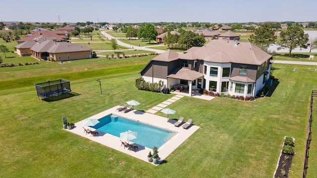 26719 Outback Dr, Katy, TX 77493 - birds eye view of property with a residential view