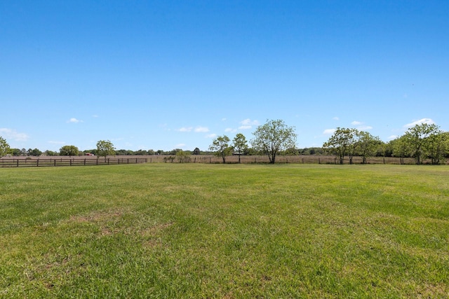 26719 Outback Dr, Katy, TX 77493 - view of yard featuring a rural view and fence