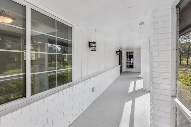 view of patio featuring covered porch