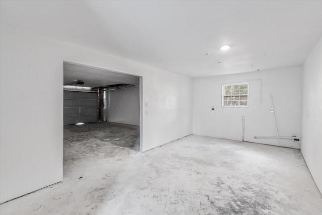 view of basement