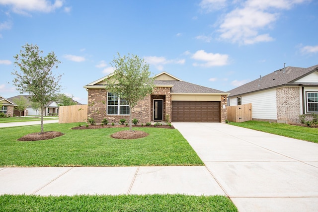 3001 Plains Cir, Brookshire, TX 77423 - single story home featuring brick siding, an attached garage, and concrete driveway