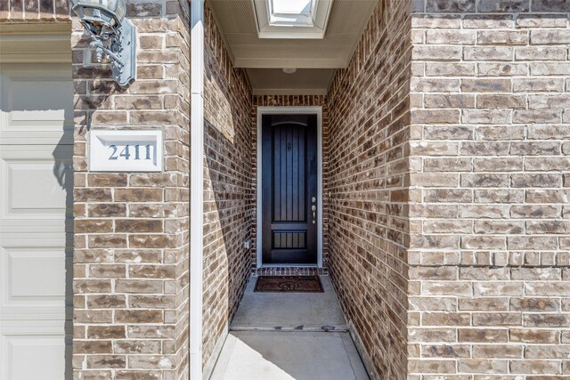 2411 Ocean Key Dr, La Marque, TX 77568 - entrance to property featuring brick siding