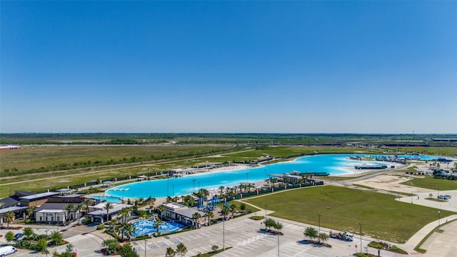 2411 Ocean Key Dr, La Marque, TX 77568 - birds eye view of property with a water view