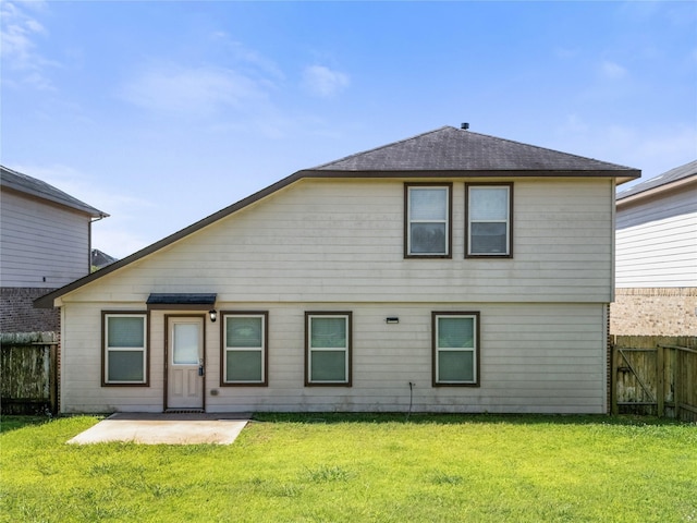 1830 Bravos Manor Ln, Fresno, TX 77545 - back of property with a patio and roof with shingles